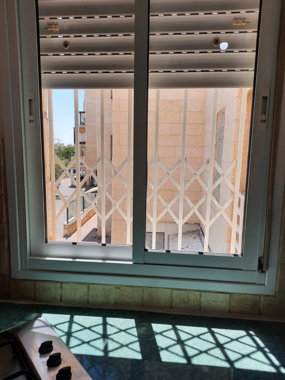 A clean residential window and frame